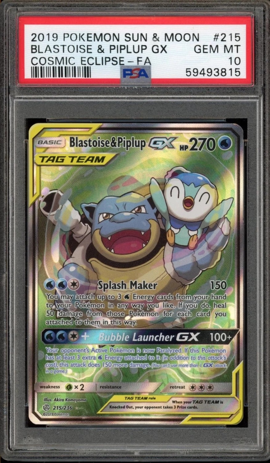 Blastoise & Piplup GX
