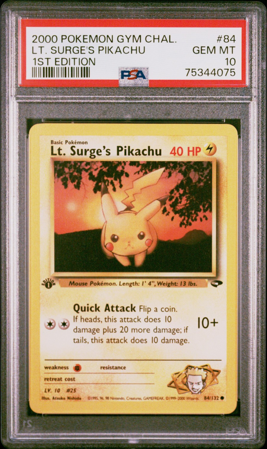 Lt. Surge's Pikachu