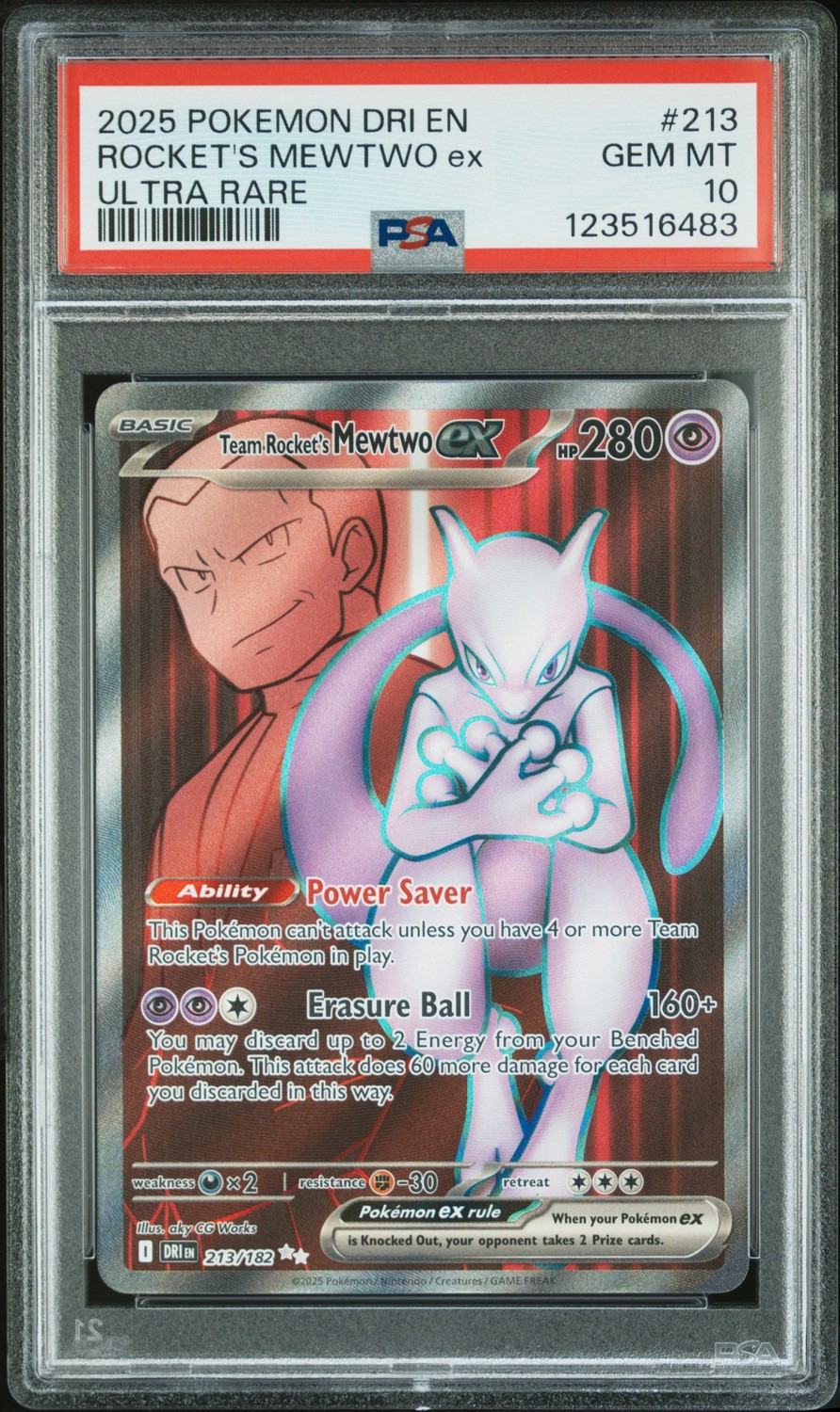 ROCKET'S MEWTWO ex