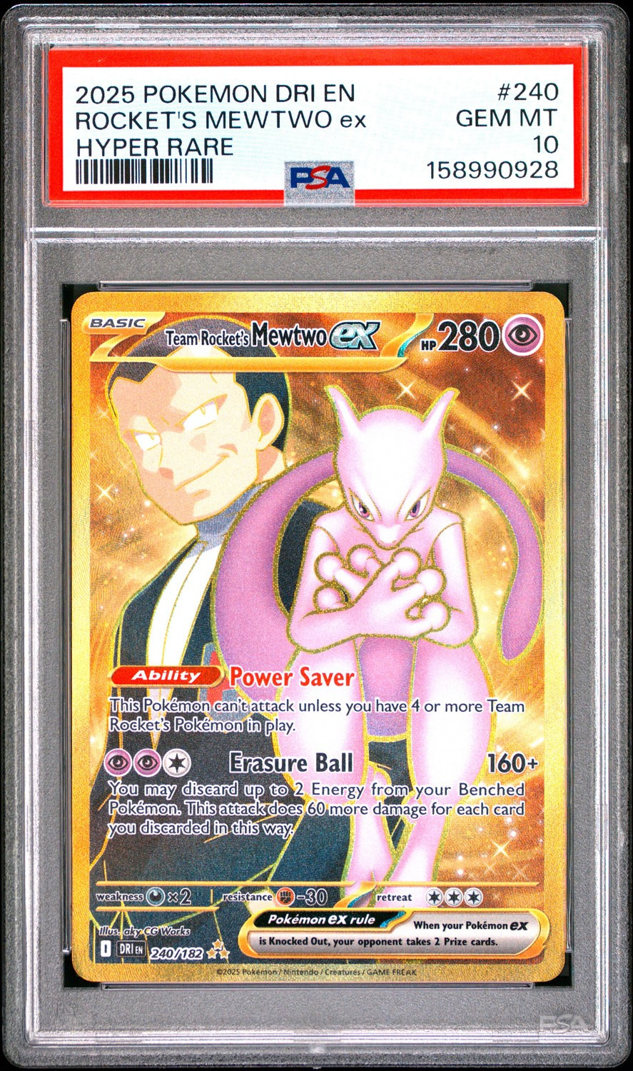 ROCKET'S MEWTWO ex
