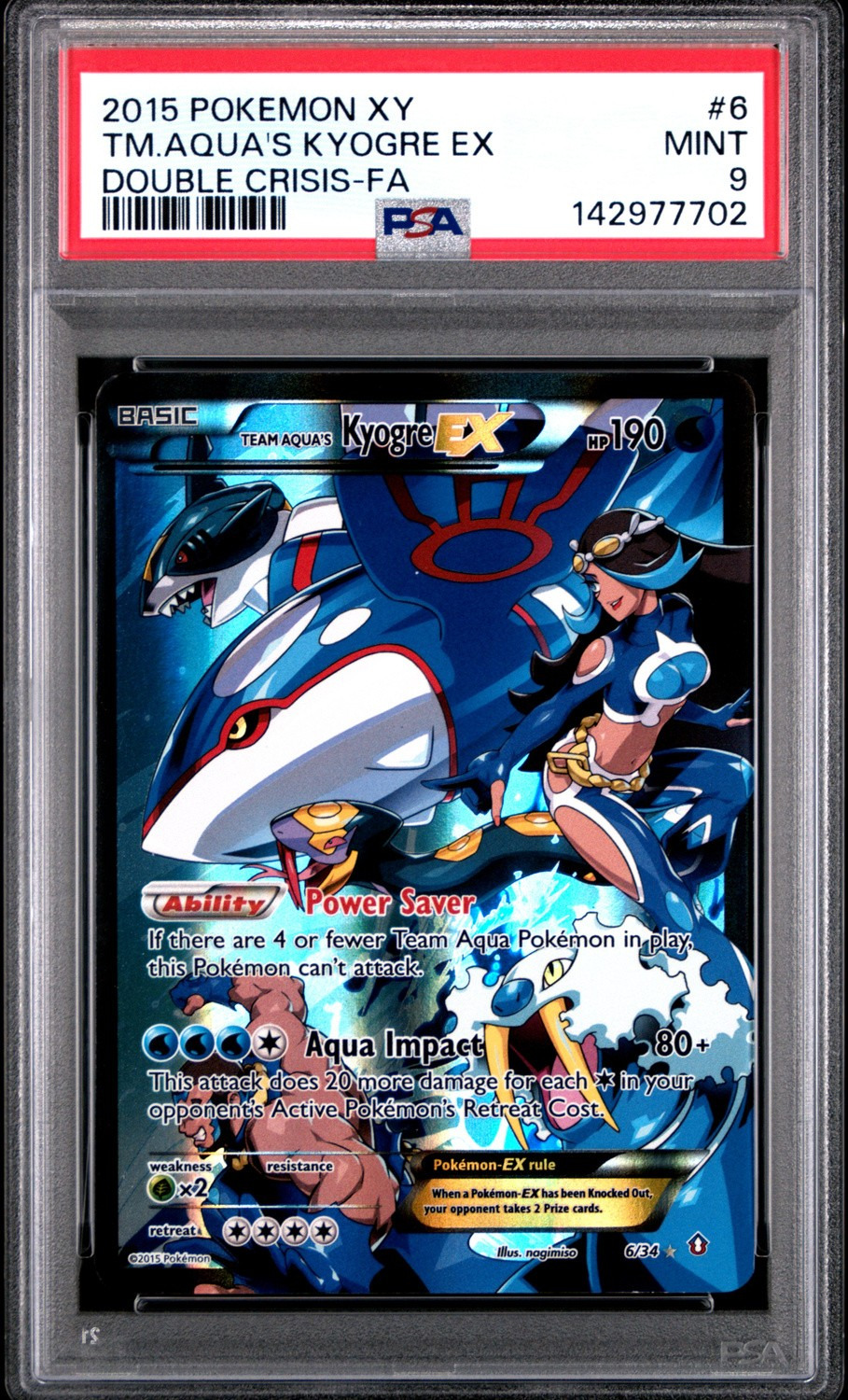Team Aqua's Kyogre EX
