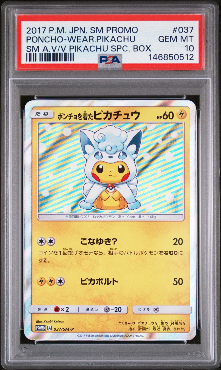 Poncho-Wear Pikachu