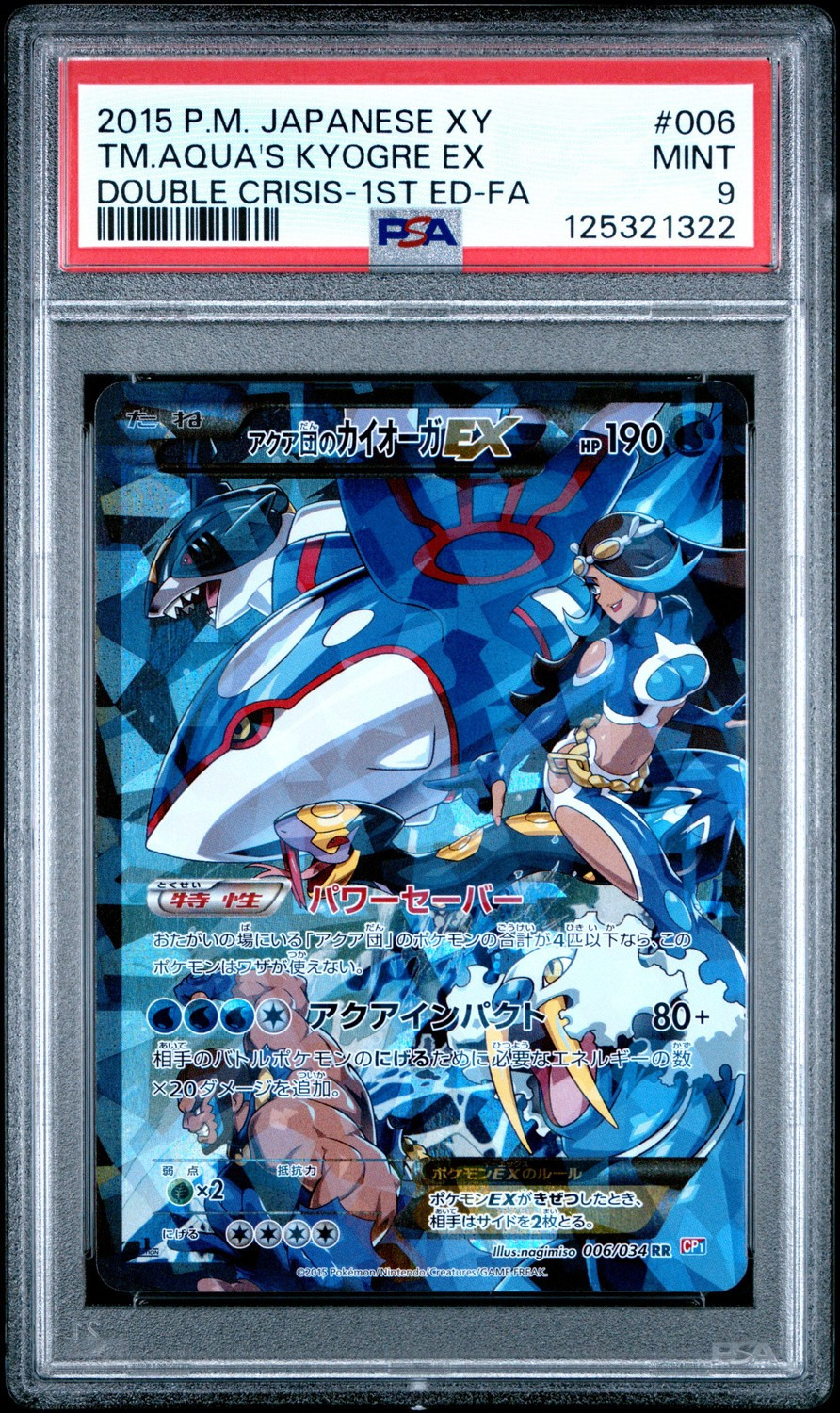 Team Aqua's Kyogre EX