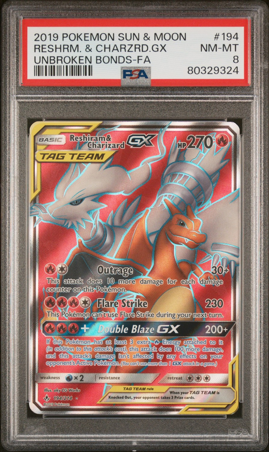Reshiram & Charizard GX