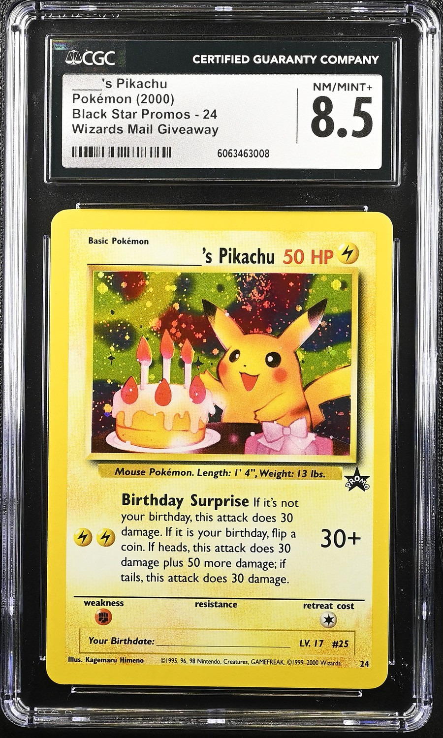 BIRTHDAY PIKACHU