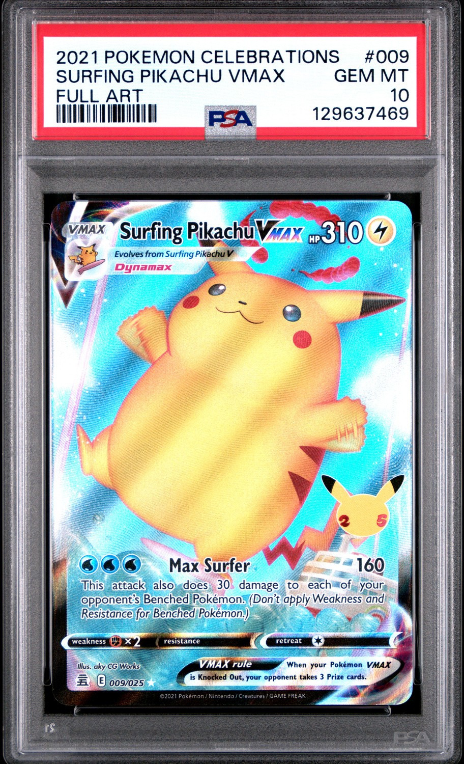 Surfing Pikachu VMAX