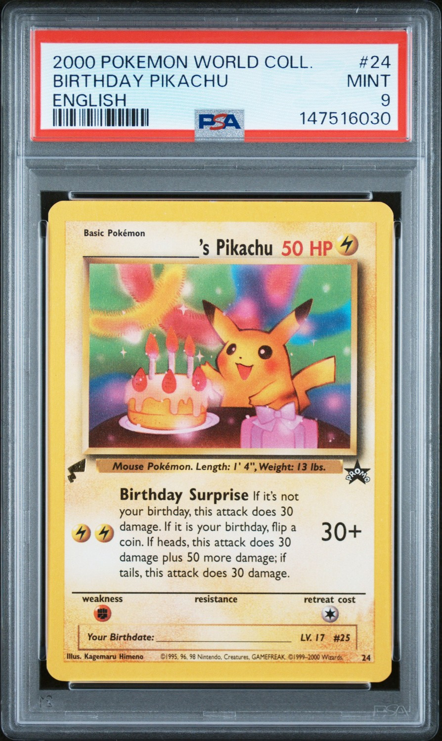 Birthday Pikachu