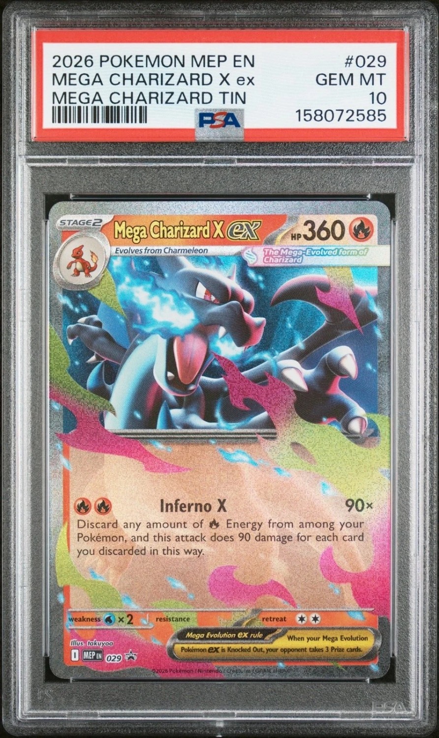 MEGA CHARIZARD X ex