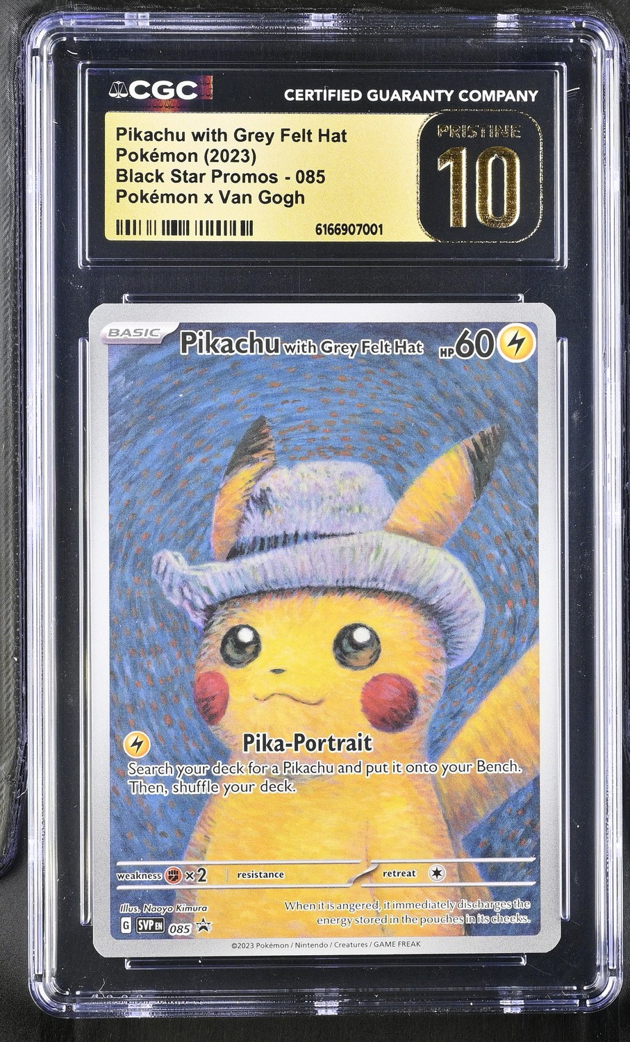 Pikachu/Grey Felt Hat