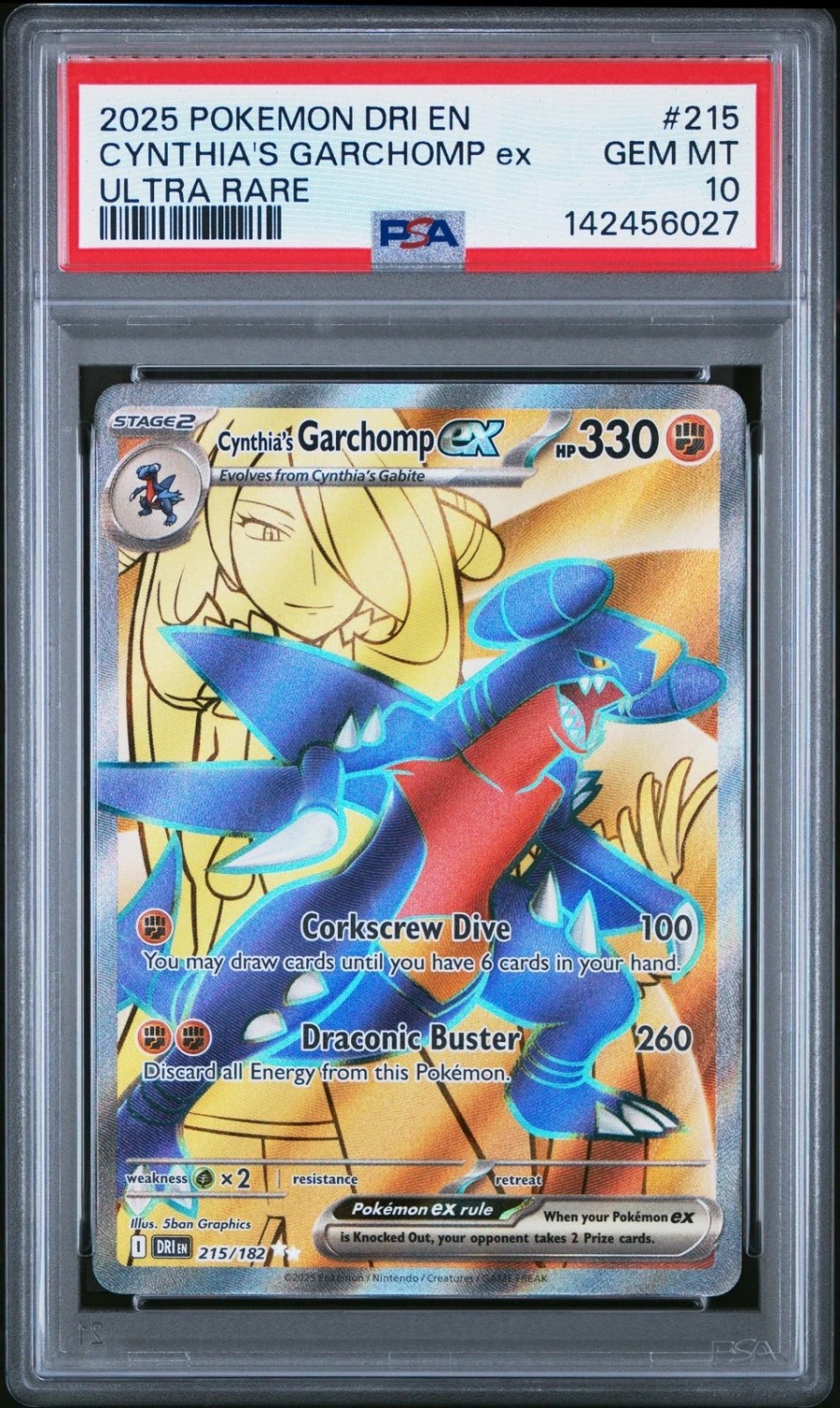 CYNTHIA'S GARCHOMP ex