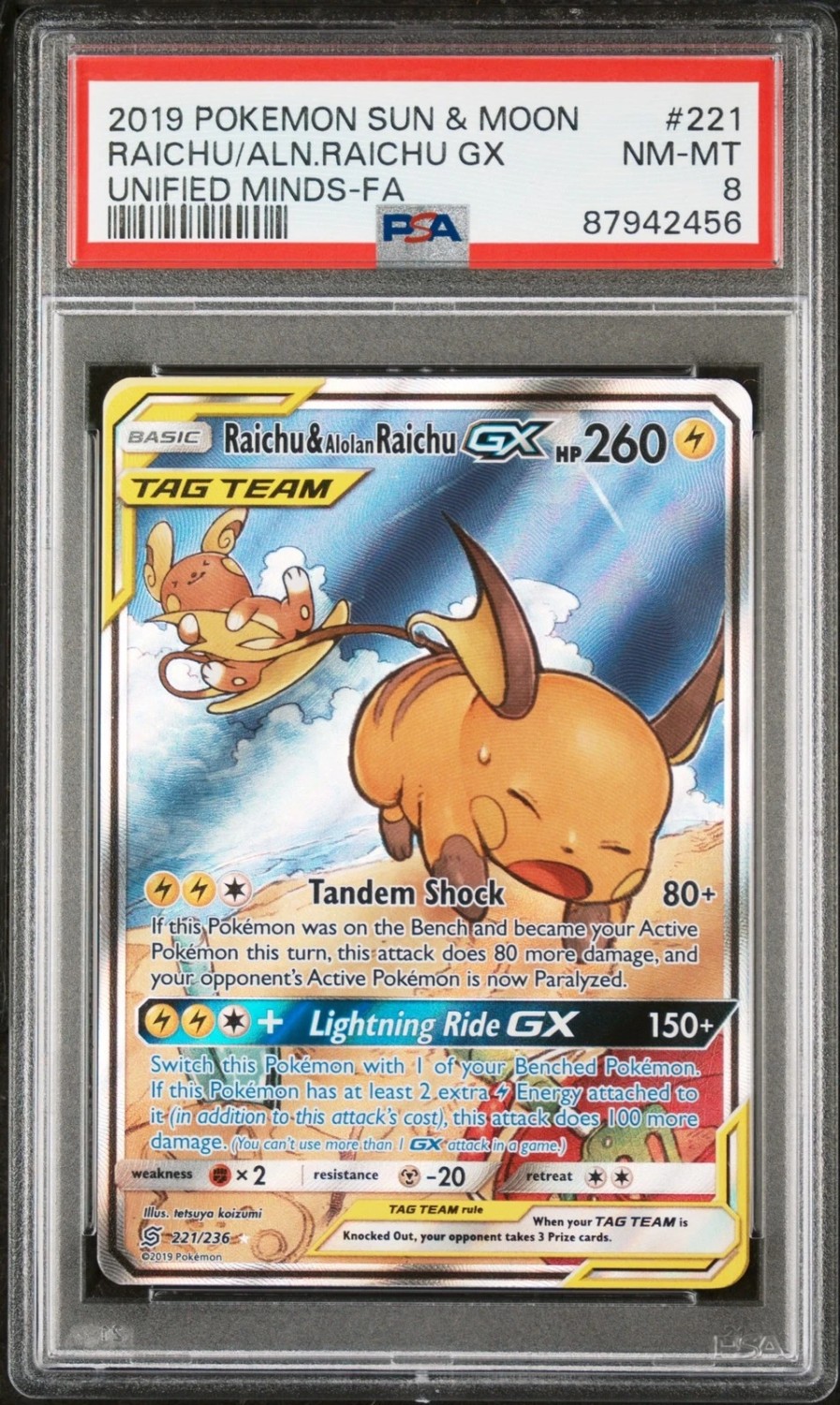 Raichu & Alolan Raichu GX