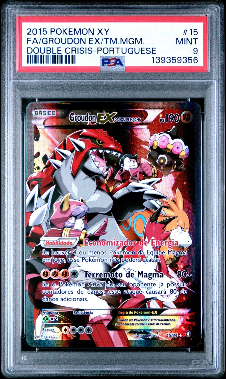 FA/GROUDON EX/TM.MGM.