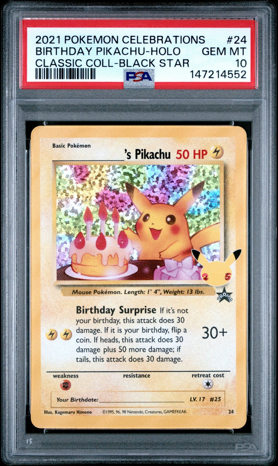 Birthday Pikachu