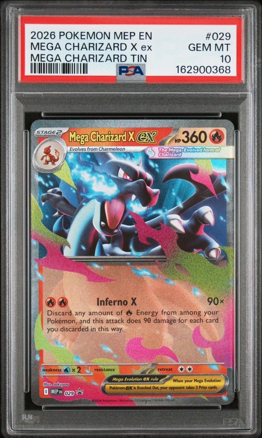 MEGA CHARIZARD X ex