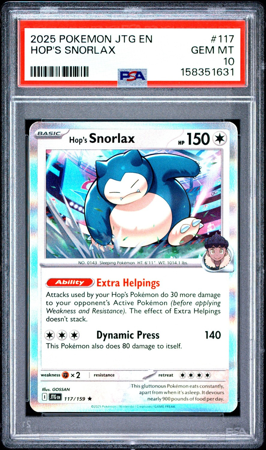 Hop's Snorlax