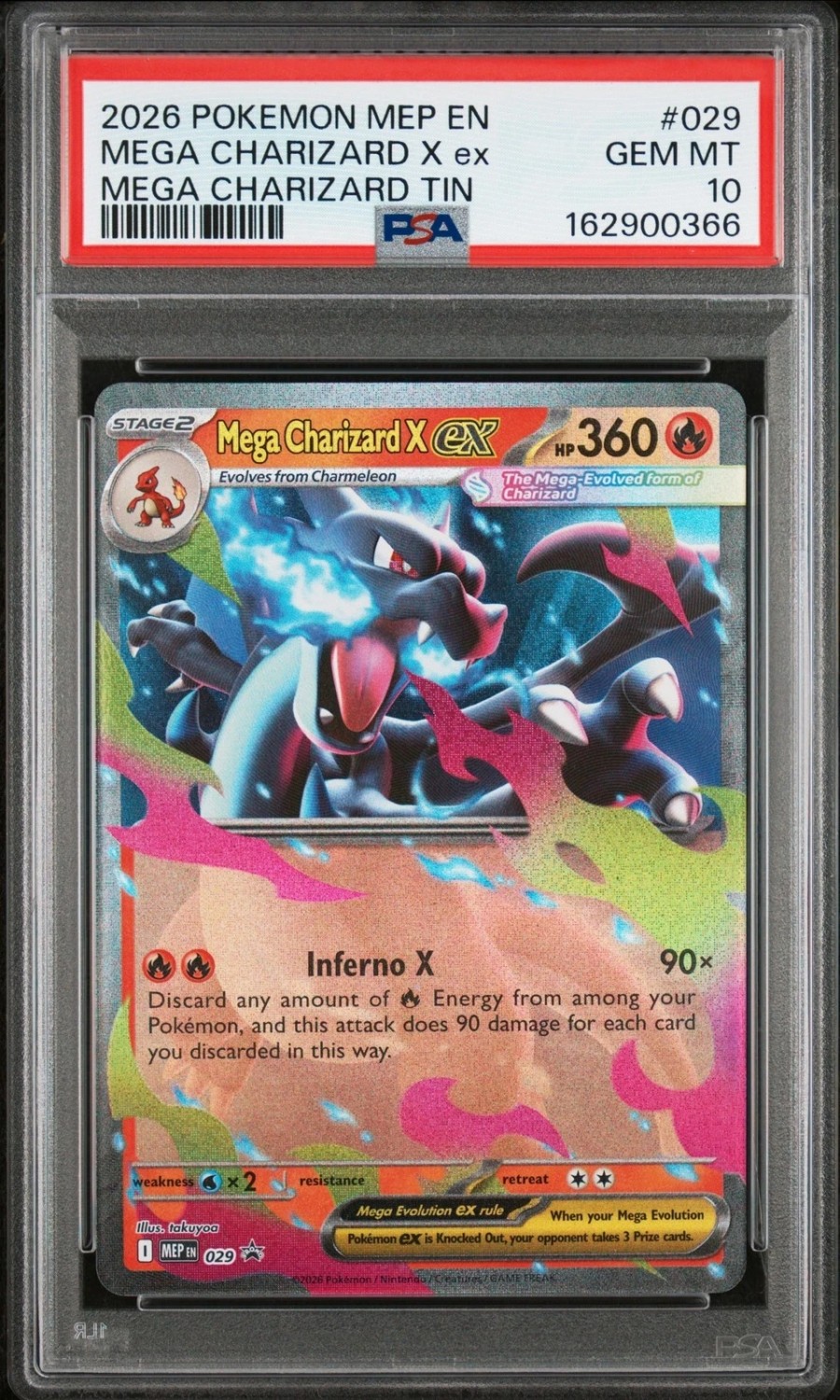 MEGA CHARIZARD X ex