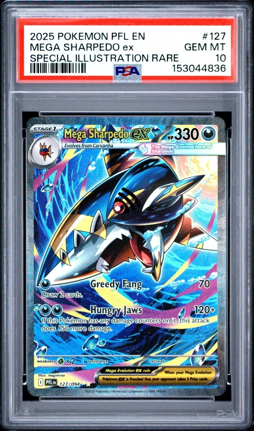 MEGA SHARPEDO ex
