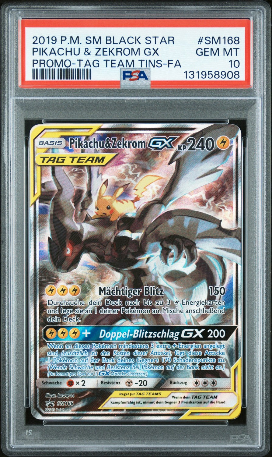 Pikachu & Zekrom GX