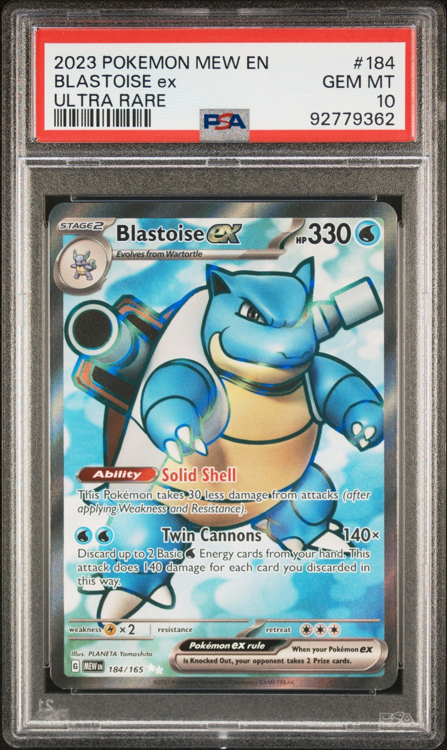 BLASTOISE ex