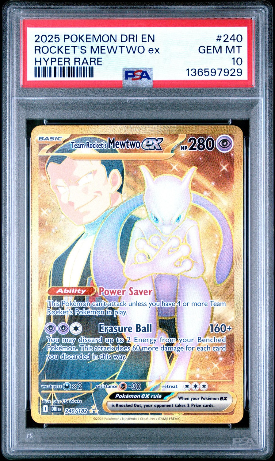 ROCKET'S MEWTWO ex