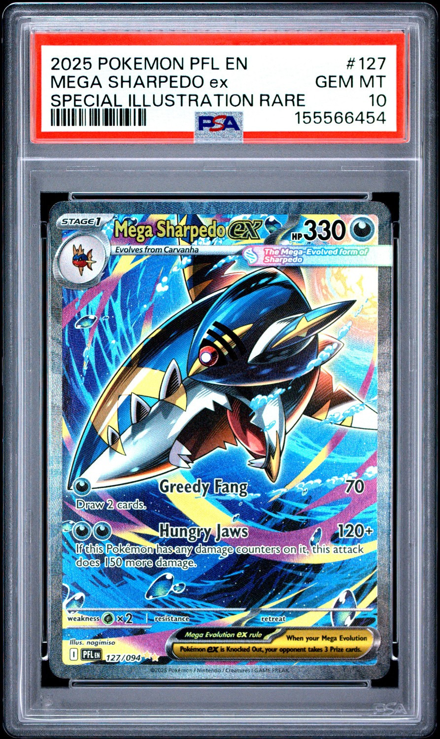MEGA SHARPEDO ex