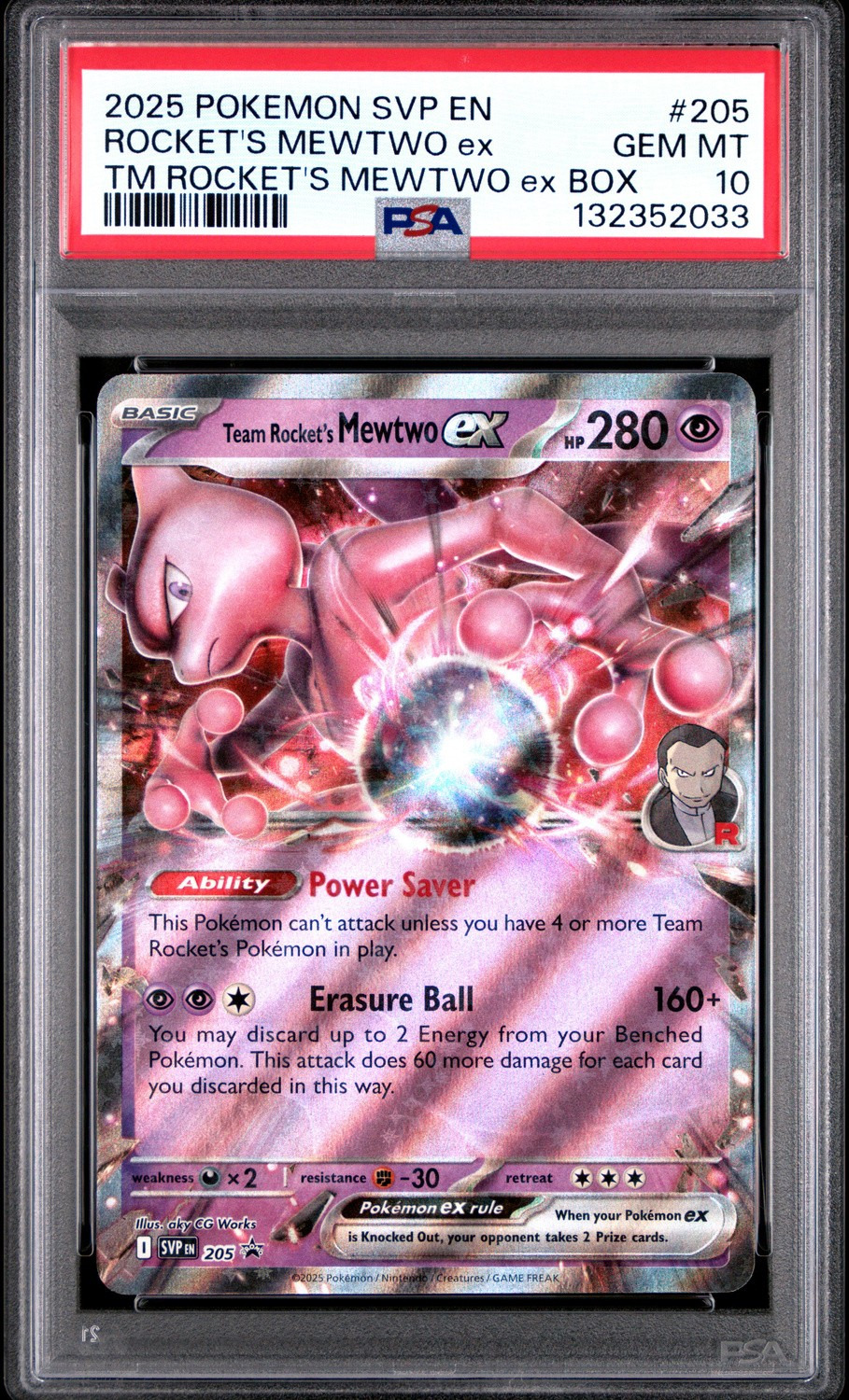 Team Rocket's Mewtwo ex