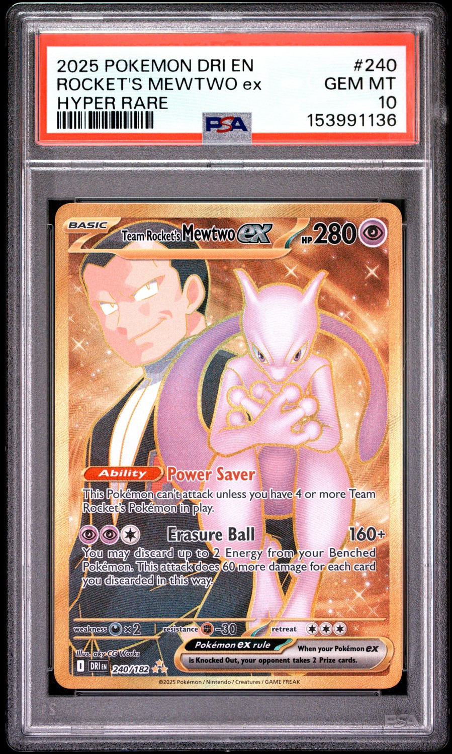 ROCKET'S MEWTWO ex