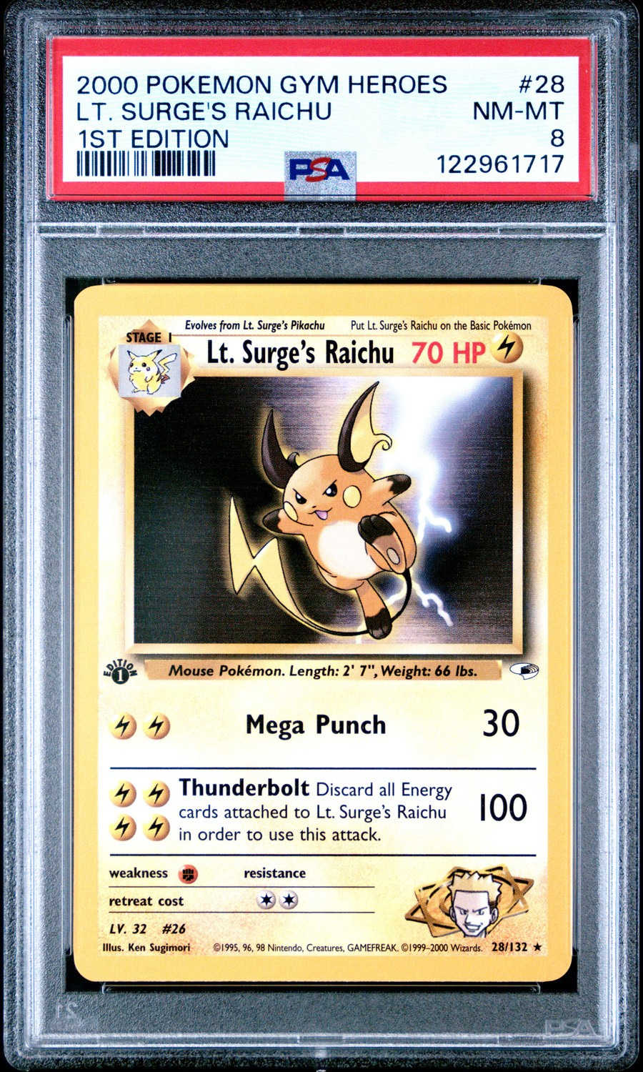 Lt. Surge's Raichu