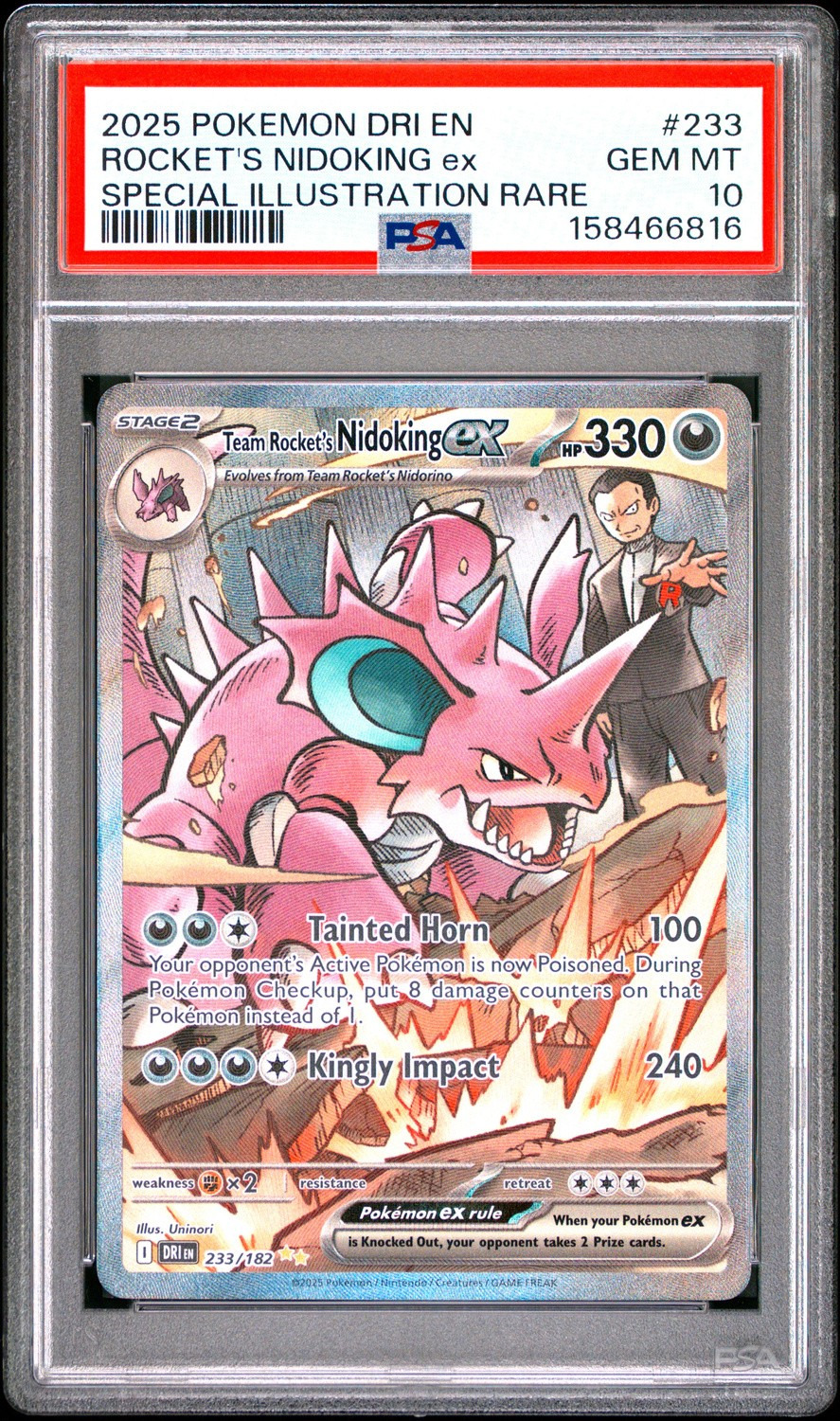 ROCKET'S NIDOKING ex