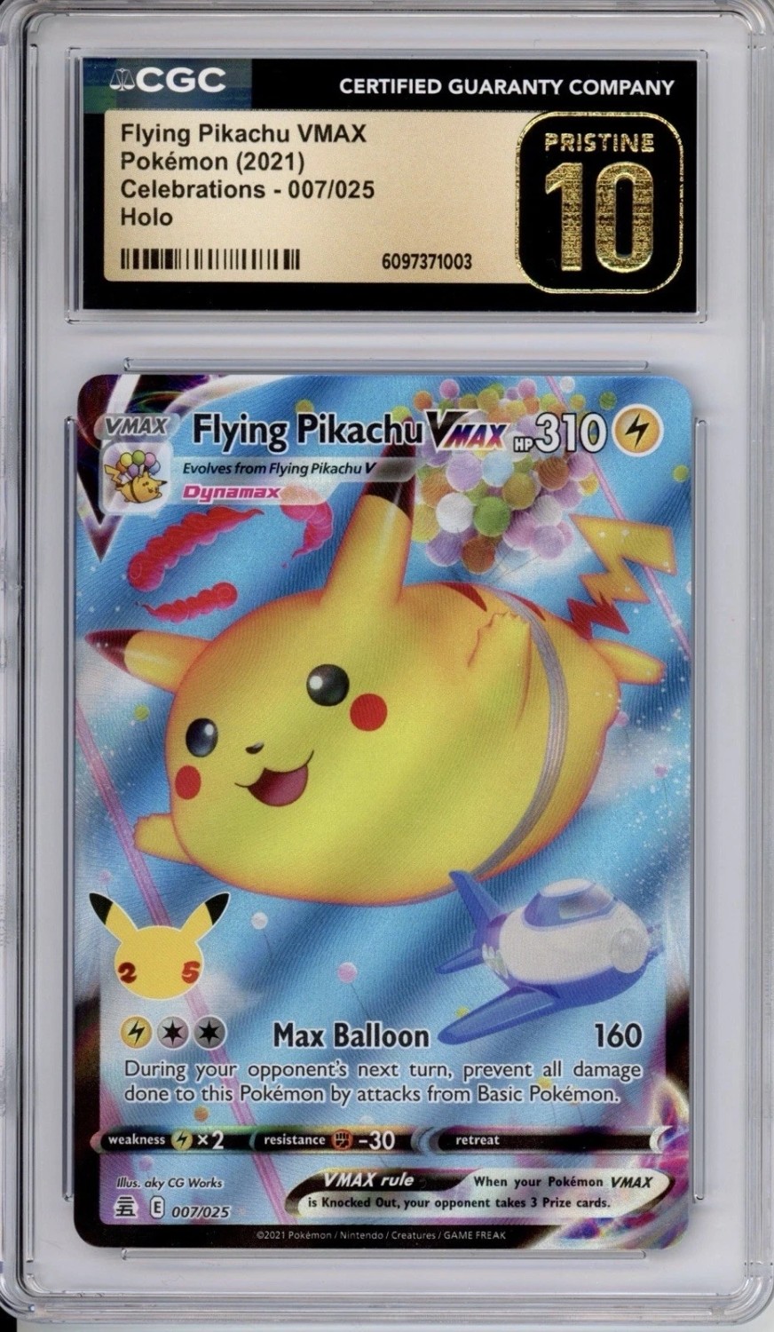 Flying Pikachu VMAX