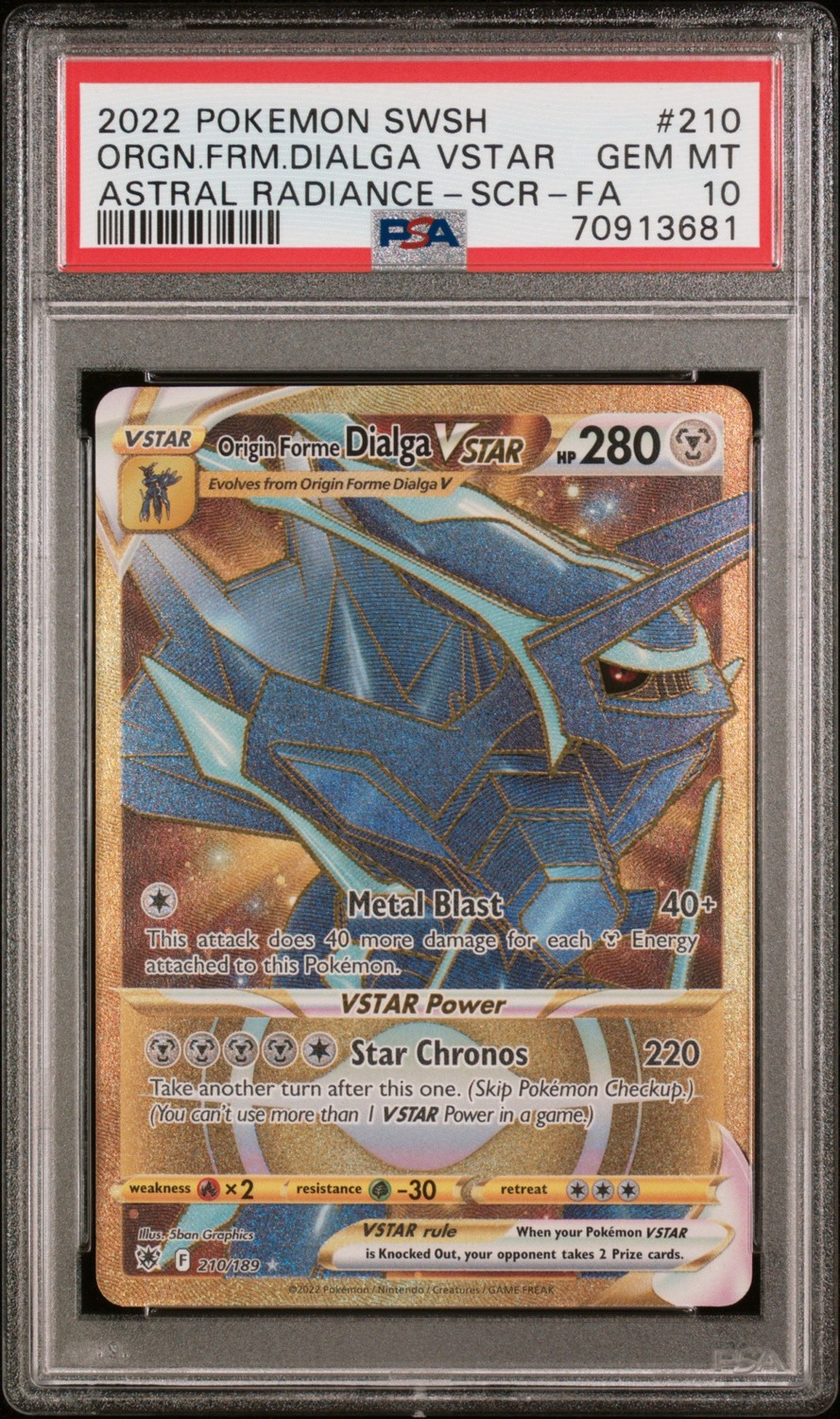 Origin Forme Dialga VSTAR