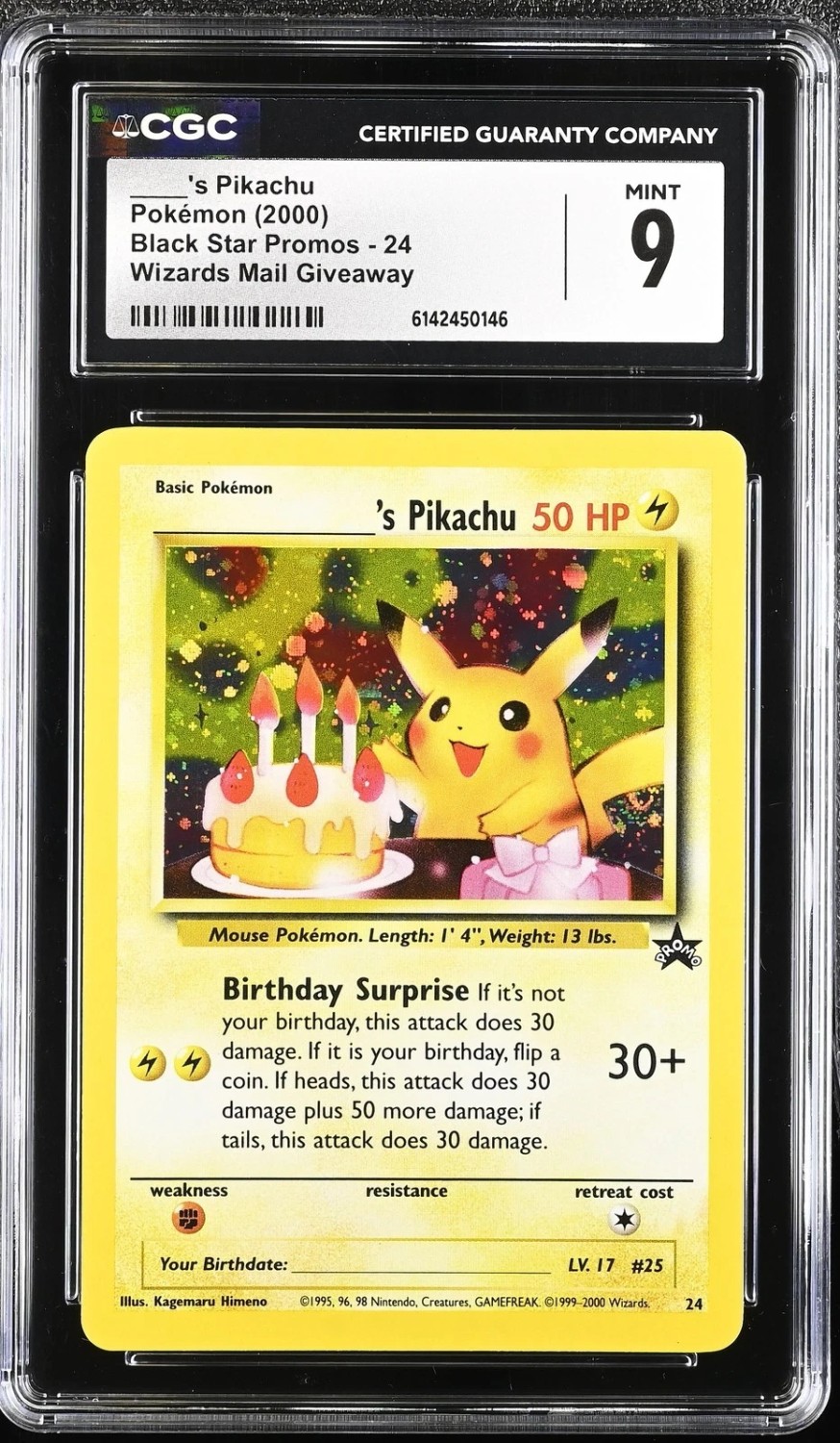 BIRTHDAY PIKACHU