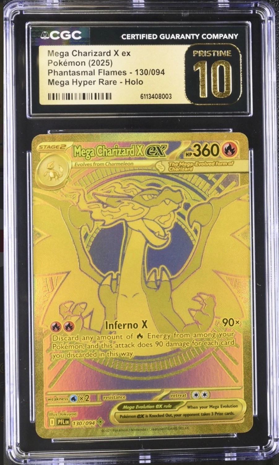 MEGA CHARIZARD X ex