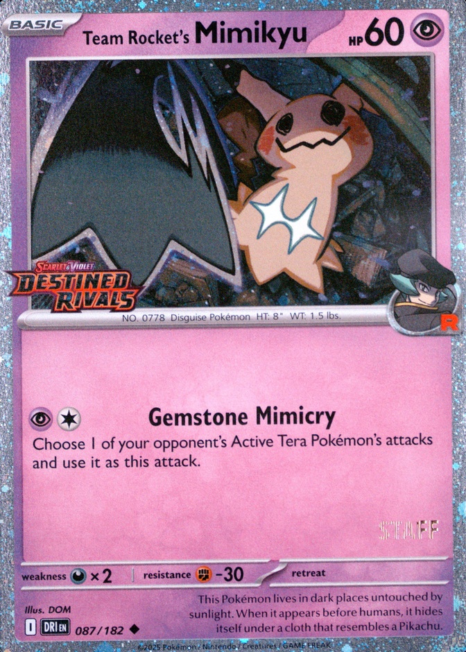 Non-Holo · Prerelease · Staff