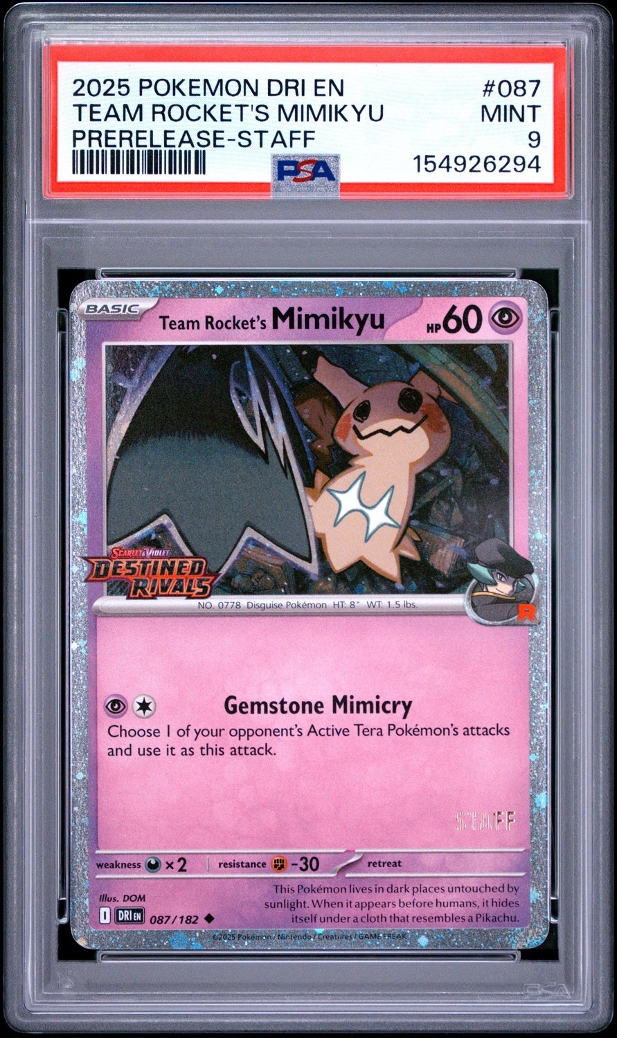 Team Rocket's Mimikyu