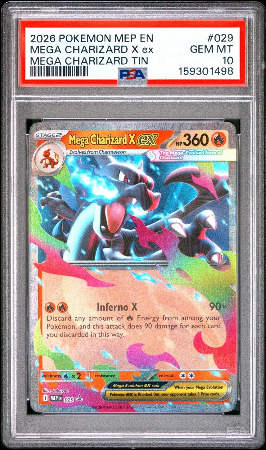 MEGA CHARIZARD X ex