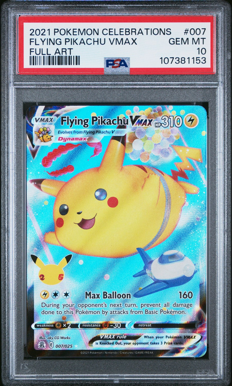 Flying Pikachu VMAX