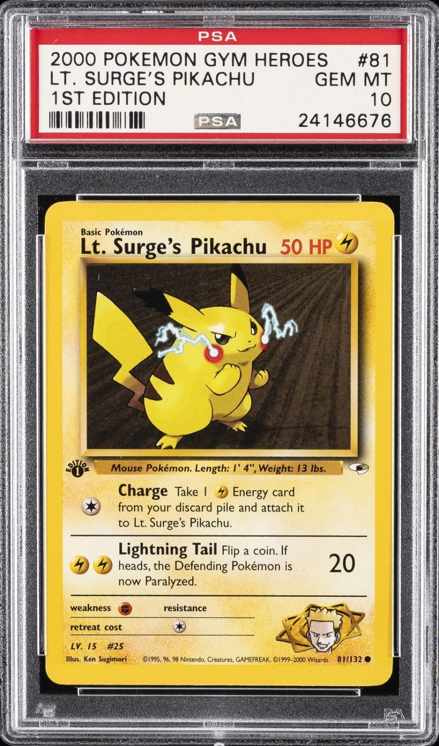 Lt. Surge's Pikachu