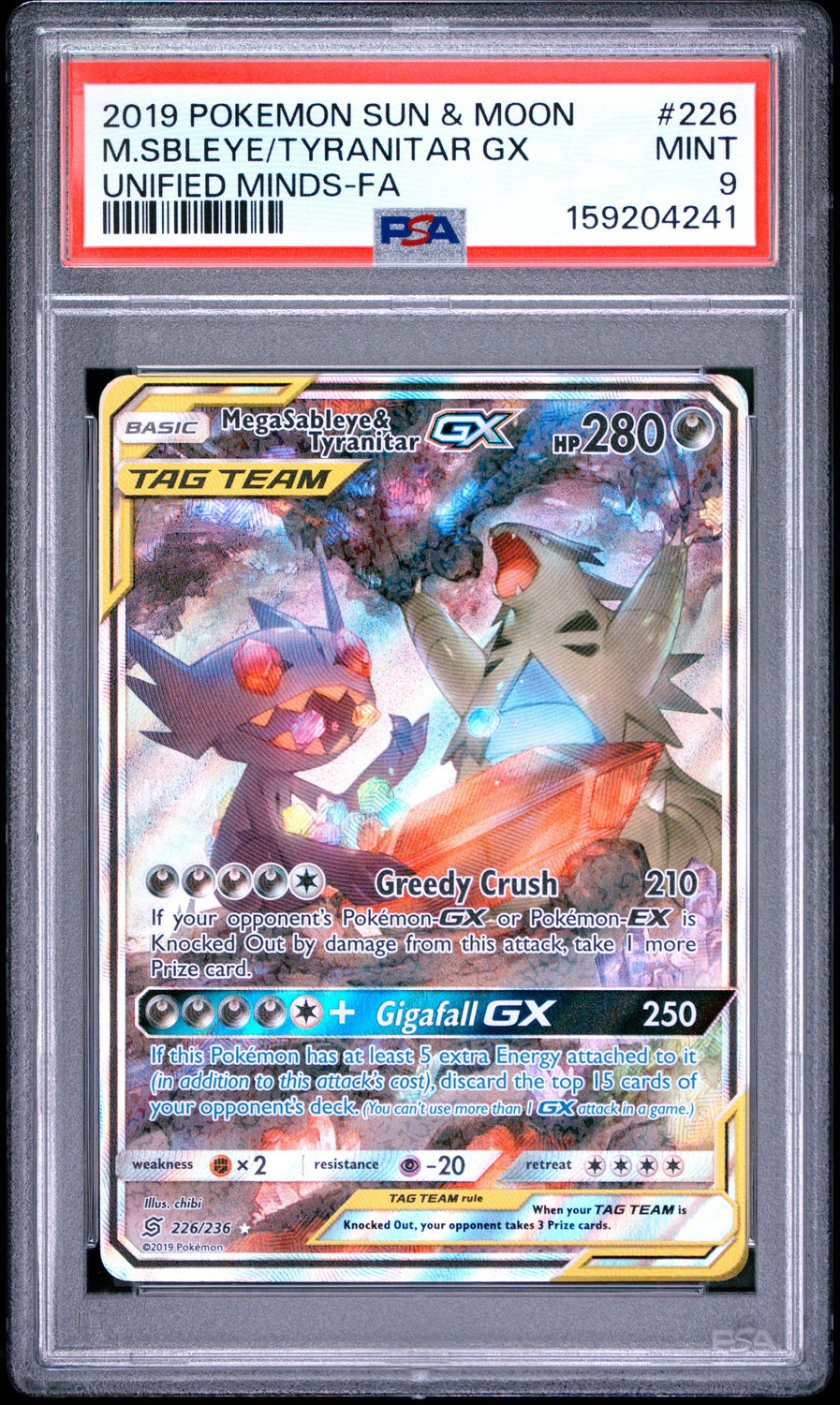 Mega Sableye & Tyranitar GX