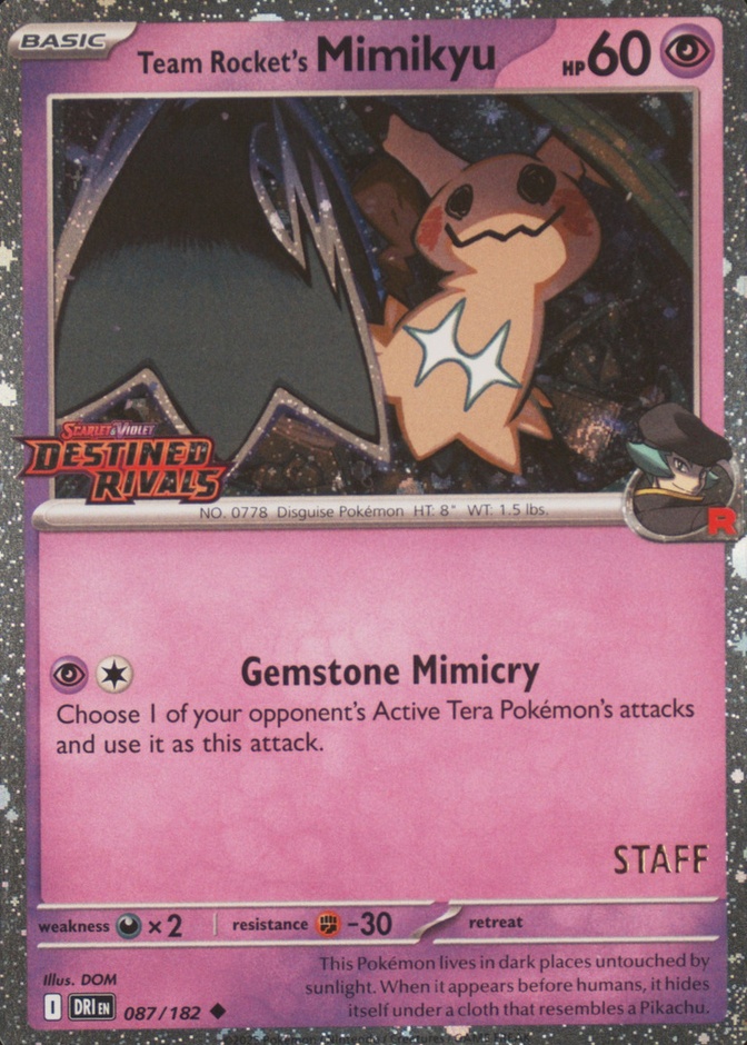 Non-Holo · Prerelease · Staff
