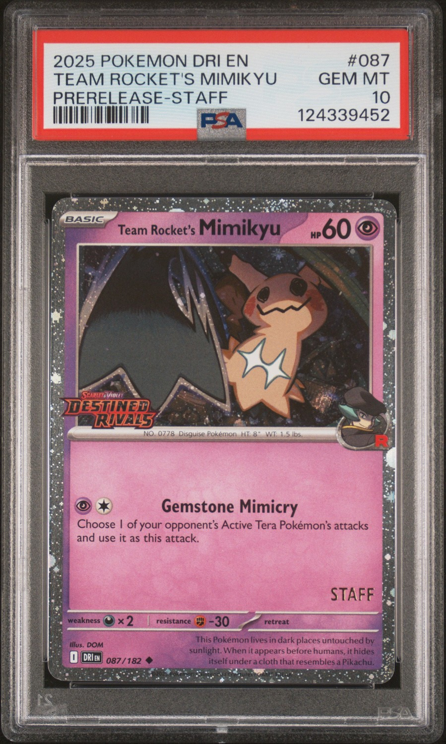 TEAM ROCKET'S MIMIKYU