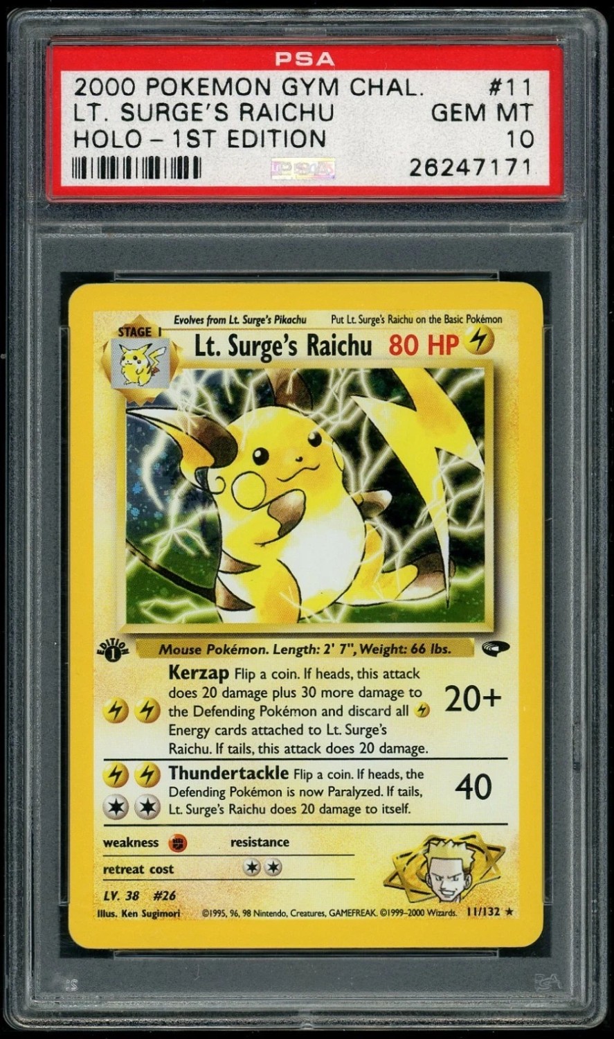 Lt. Surge's Raichu