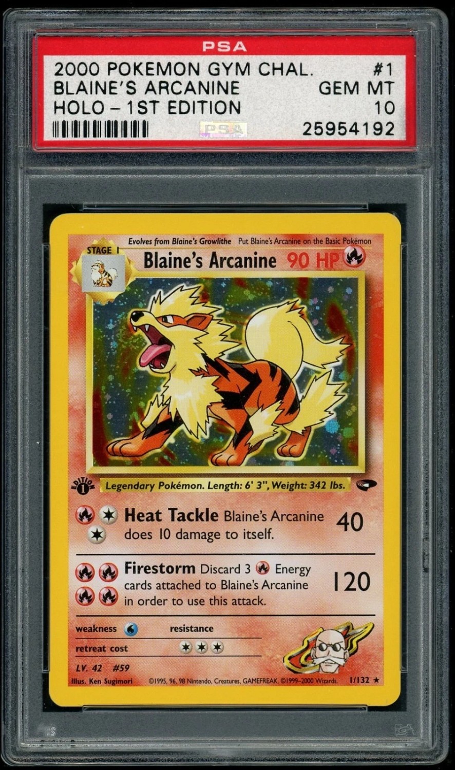 Blaine's Arcanine