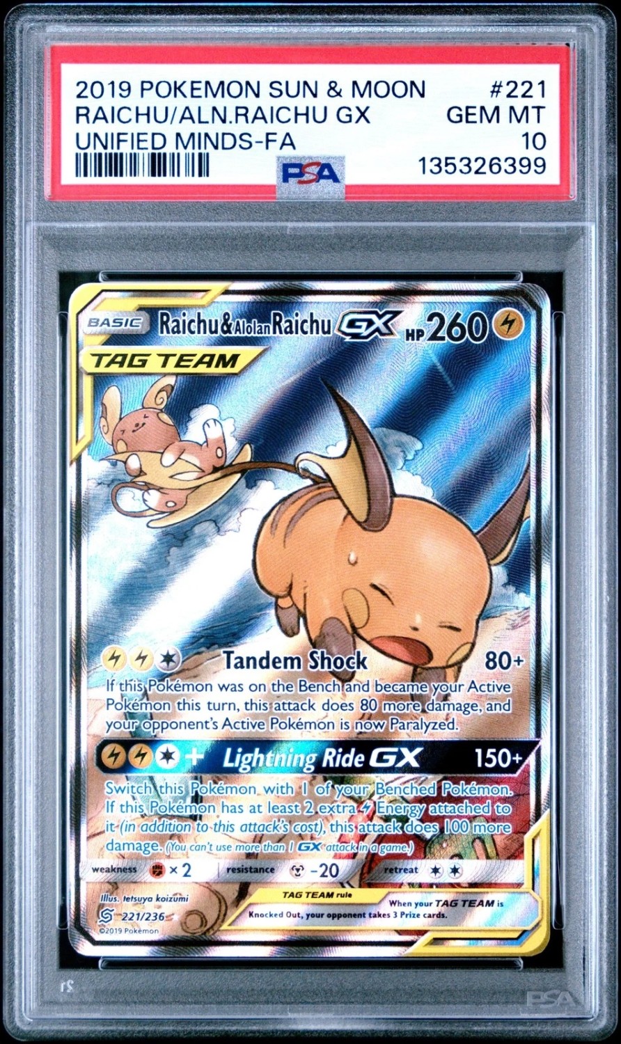 Raichu & Alolan Raichu GX