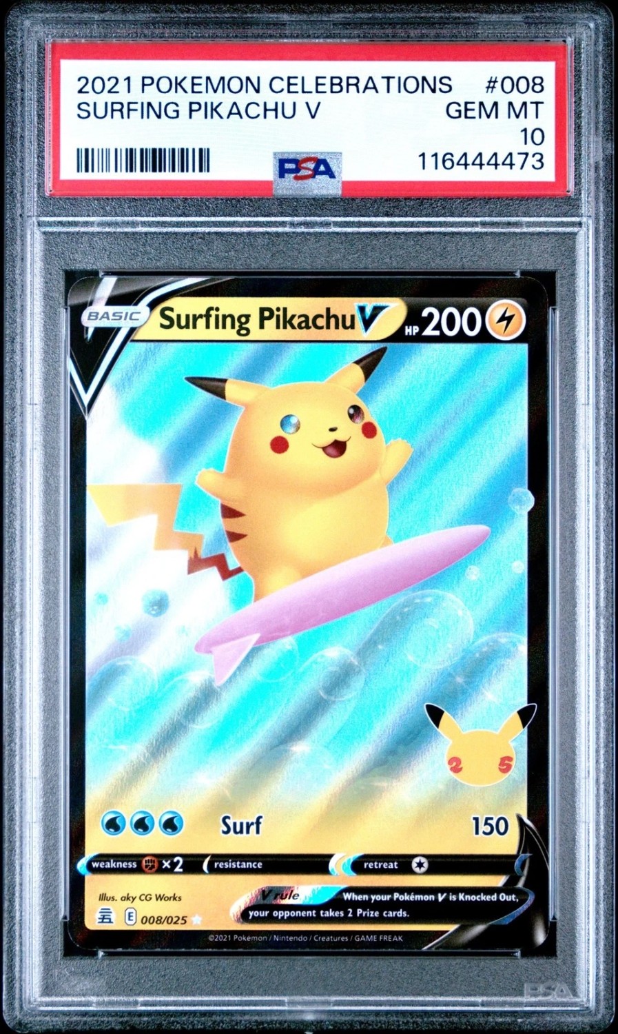 Surfing Pikachu V