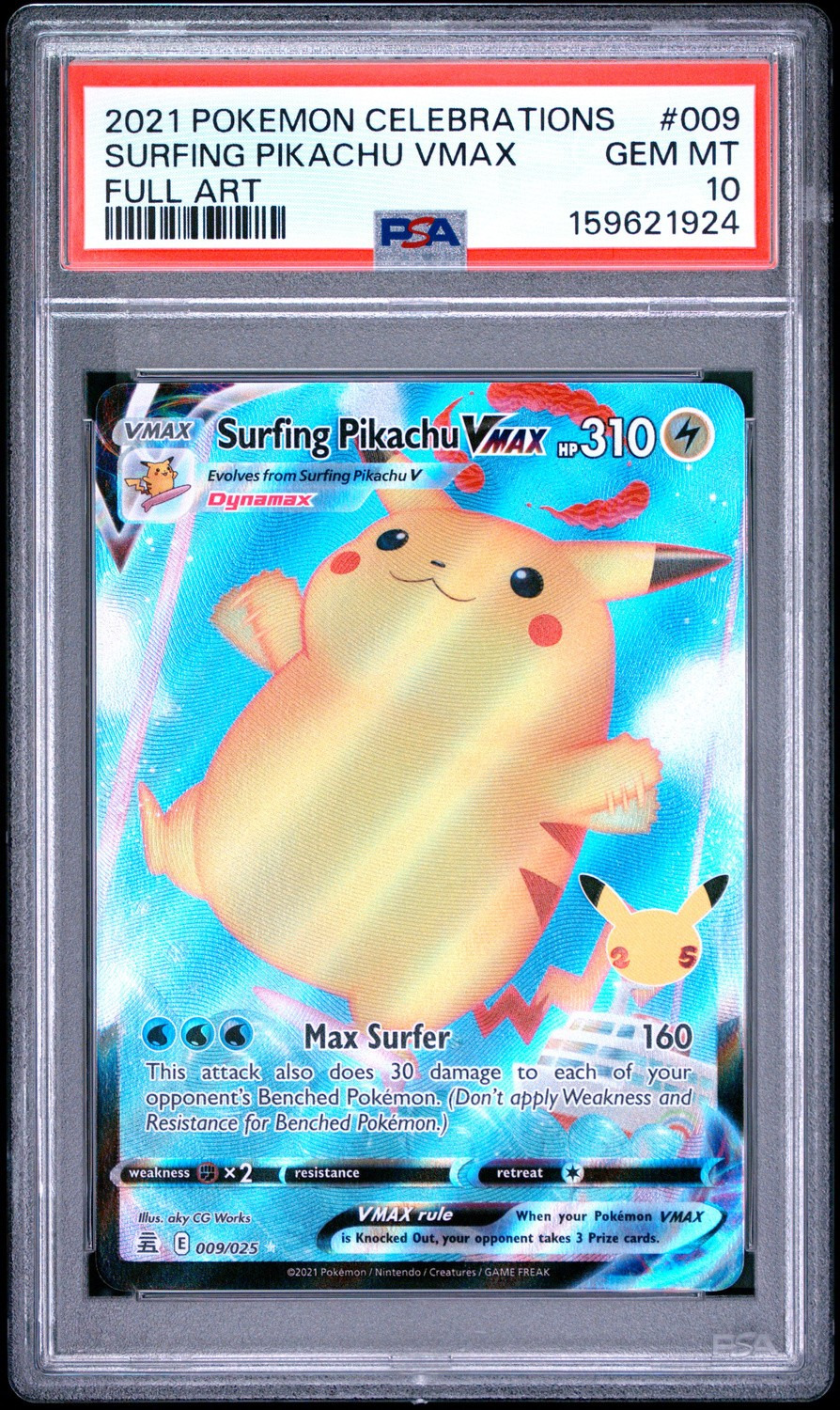 Surfing Pikachu VMAX