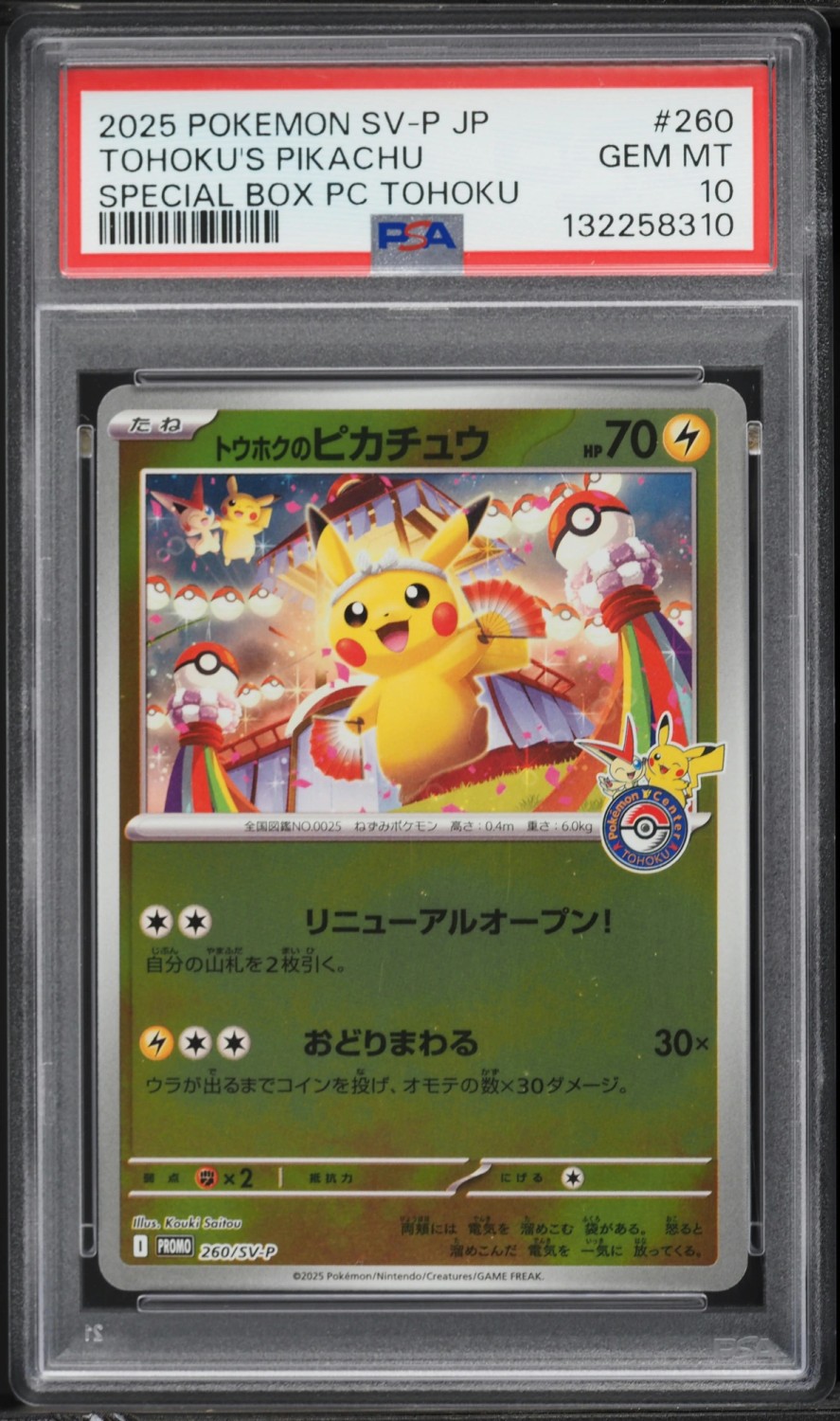 Tohoku's Pikachu