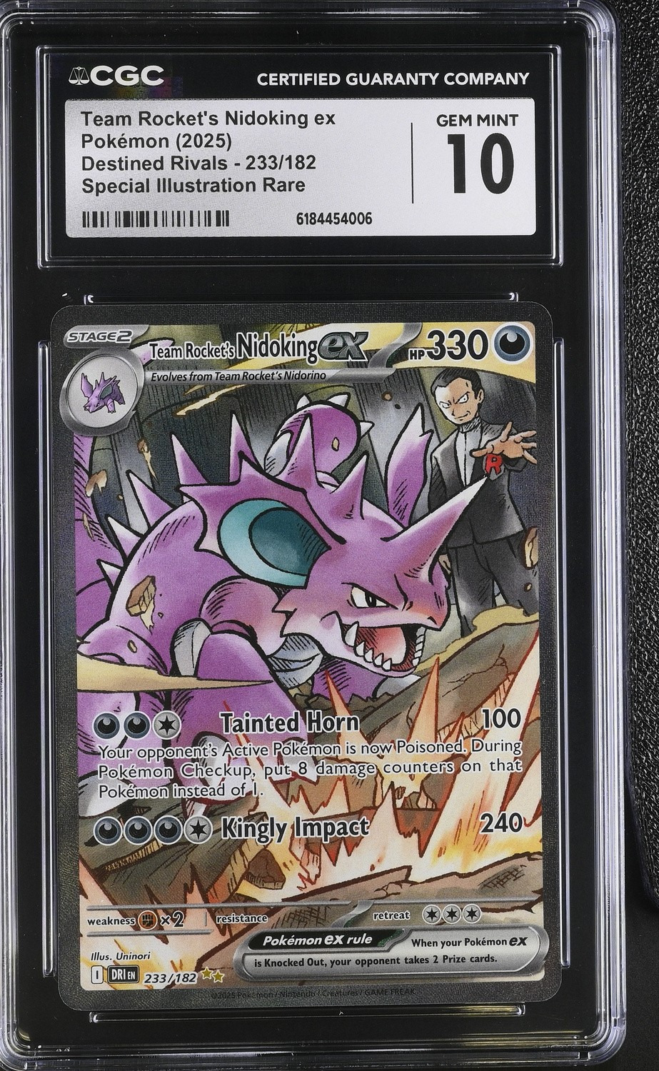 ROCKET'S NIDOKING ex