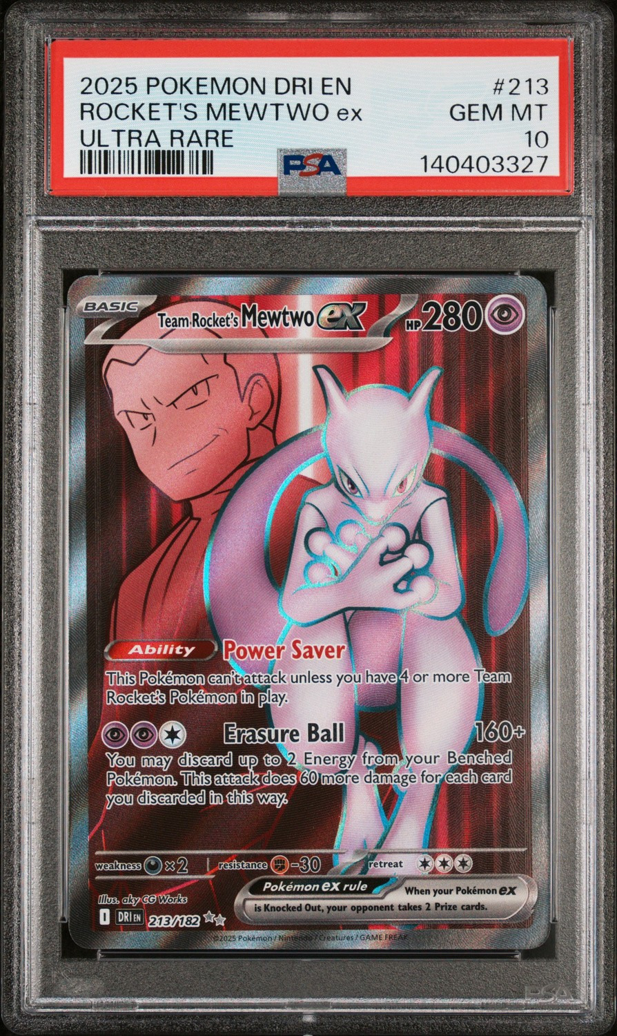 ROCKET'S MEWTWO ex