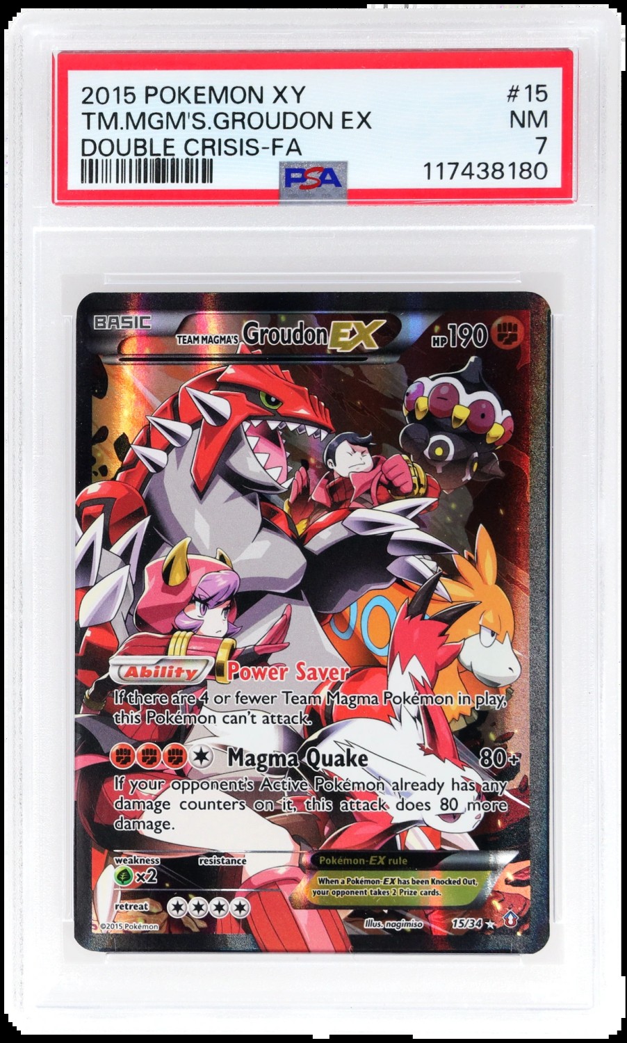 Team Magma's Groudon EX